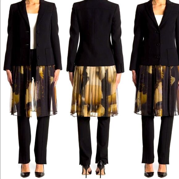 Authentic Moschino Long wool coat size 10, NWT - Picture 1 of 12